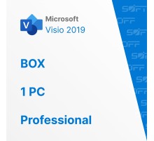 Microsoft Visio Professional 2019 1PC BOX for Business (коробочная версия)