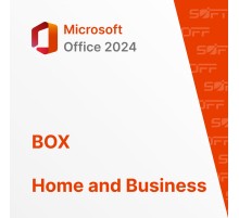 Microsoft Office Home and Business 2024 RUS BOX for Business (коробочная версия с DVD)