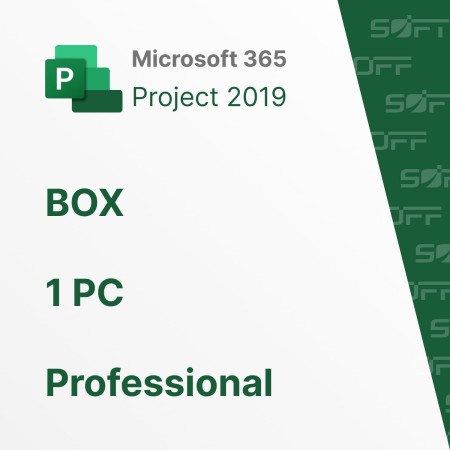 Microsoft Project Professional 2019 BOX for Business (коробочная версия) — лицензия для бизнеса Microsoft Project Professional 2019 BOX for Business (коробочная версия) — лицензия для бизнеса