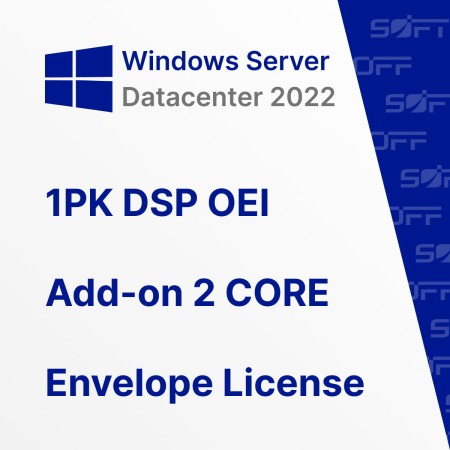 Microsoft Windows Server Datacenter 2022 OEI 2 CORE RUS OEM for Business (конверт) — лицензия для бизнеса Microsoft Windows Server Datacenter 2022 OEI 2 CORE RUS OEM for Business (конверт) — лицензия для бизнеса