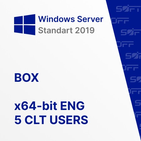 Microsoft Windows Server Standart 2019 64 bit 5 CLT USERS ENG BOX for Business (коробочная версия) — лицензия для бизнеса Microsoft Windows Server Standart 2019 64 bit 5 CLT USERS ENG BOX for Business (коробочная версия) — лицензия для бизнеса