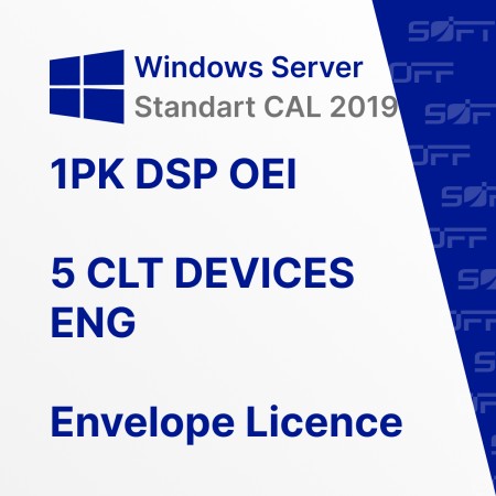 Microsoft Windows CAL 2019 1PK DSP OEI 5 CLT DEVICES ENG OEM for Business (конверт) — лицензия для бизнеса Microsoft Windows CAL 2019 1PK DSP OEI 5 CLT DEVICES ENG OEM for Business (конверт) — лицензия для бизнеса