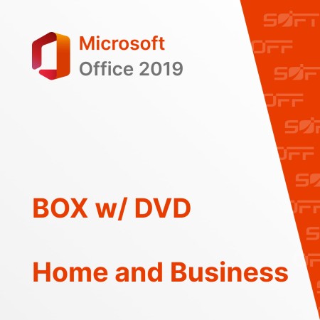 Microsoft Office Home and Business 2019 RUS BOX for Business (коробочная версия с DVD) — лицензия для бизнеса Microsoft Office Home and Business 2019 RUS BOX for Business (коробочная версия с DVD) — лицензия для бизнеса
